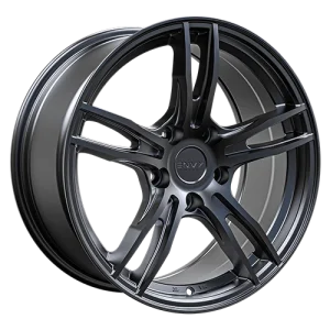 Envy Wheels – EV-5 – Gunmetal – 15″x6.5″ 38mm – All weather Wheels – 546GM-LT15510054138